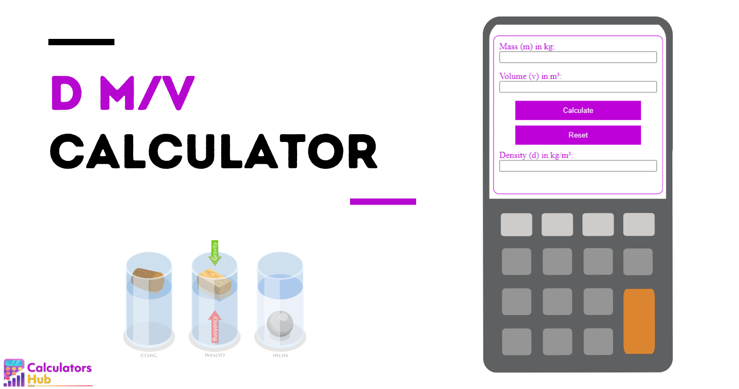 d m/v Calculator