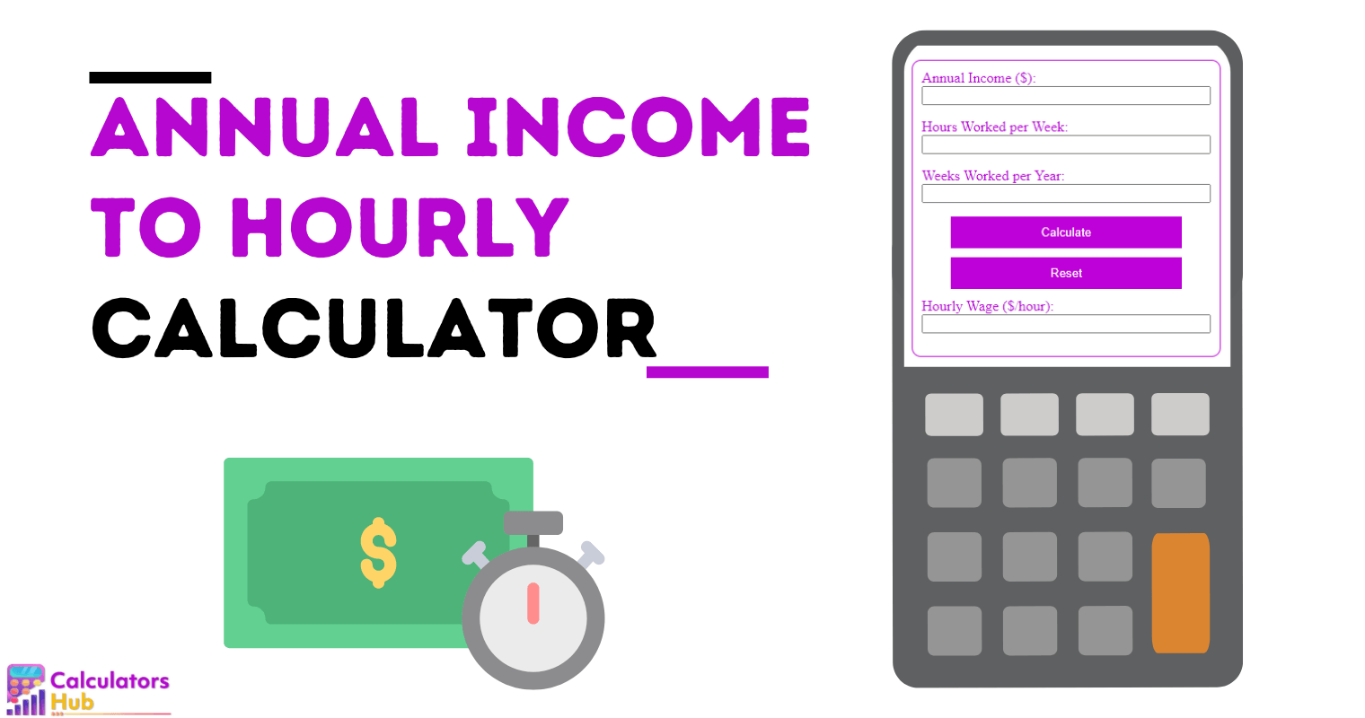 Annual Income To Hourly Calculator