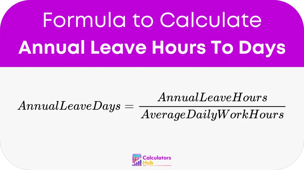 Annual Leave Hours To Days