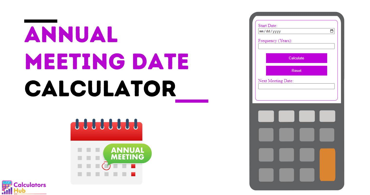 Annual Meeting Date Calculator