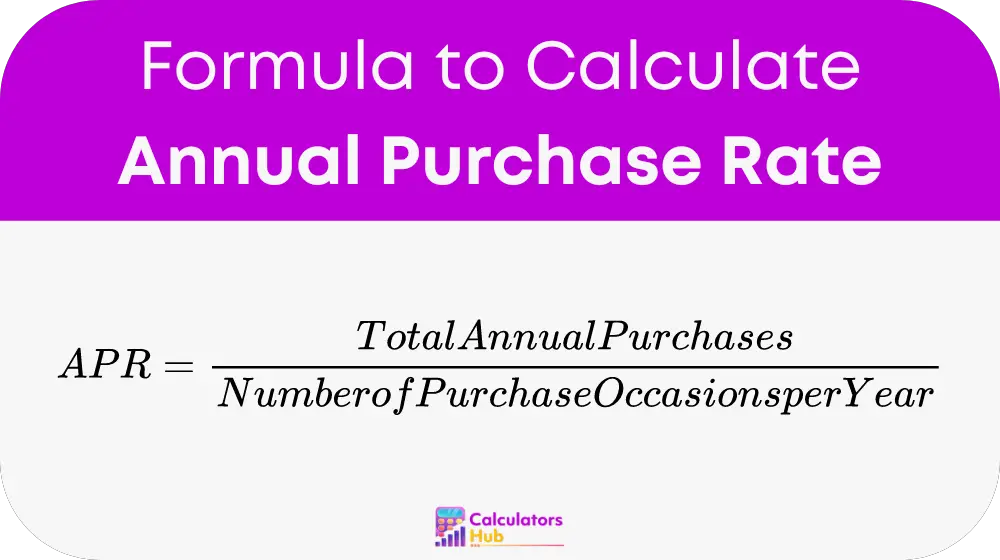 Annual Purchase Rate