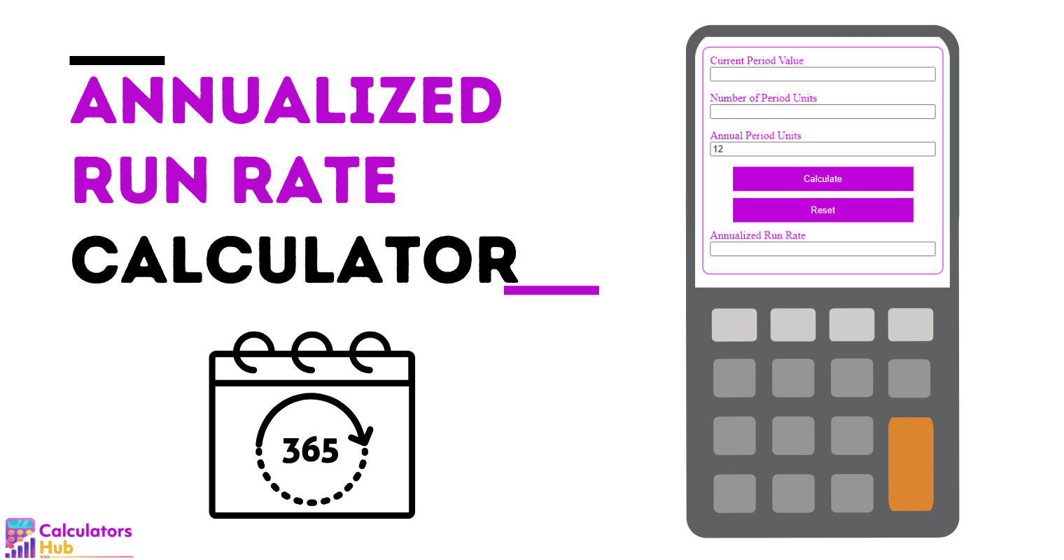 Annualized Run Rate Calculator