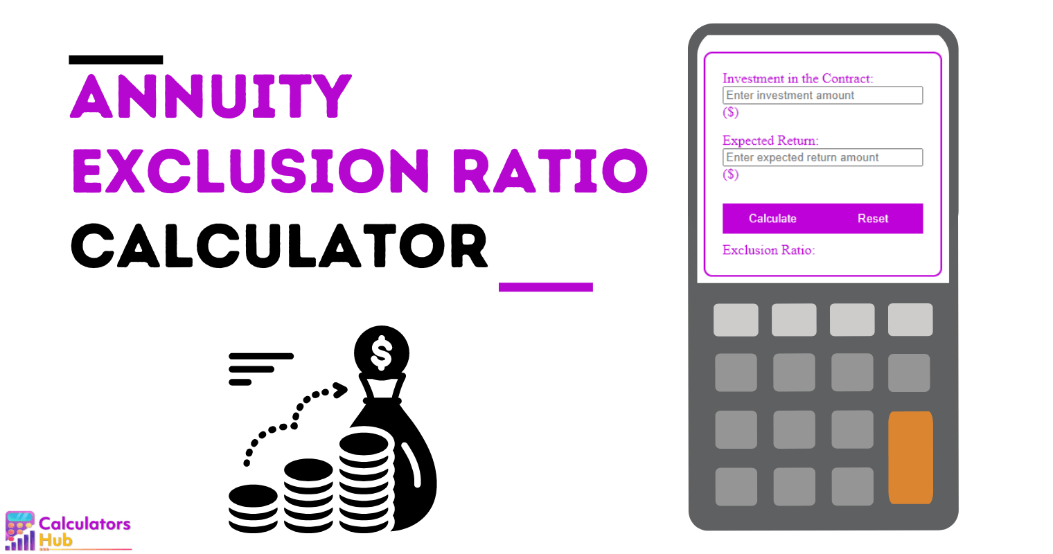 Annuity Exclusion Ratio Calculator