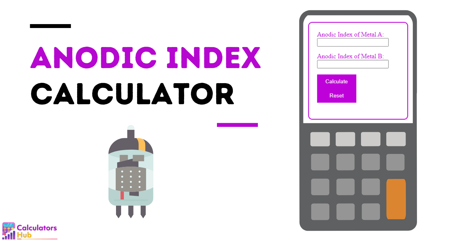 Anodic Index Calculator