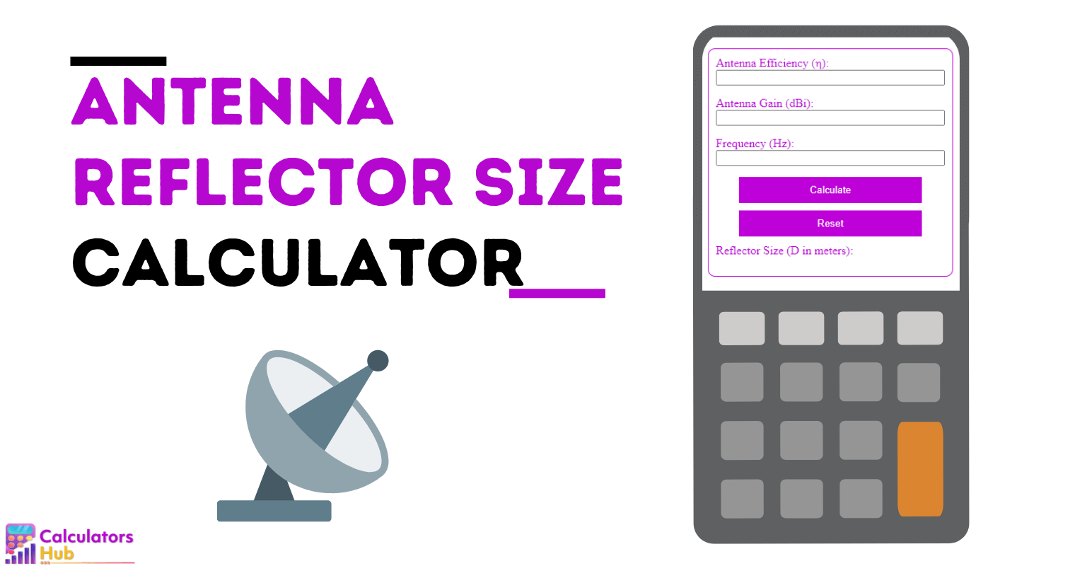 Antenna Reflector Size Calculator