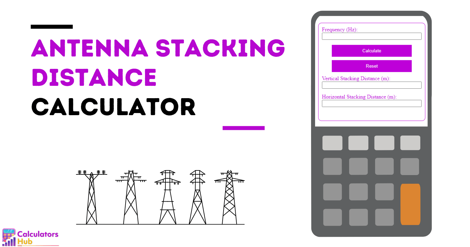 Antenna Stacking Distance Calculator