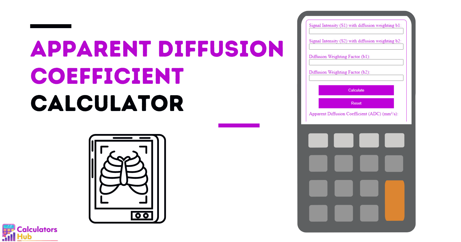 Apparent Diffusion Coefficient Calculator