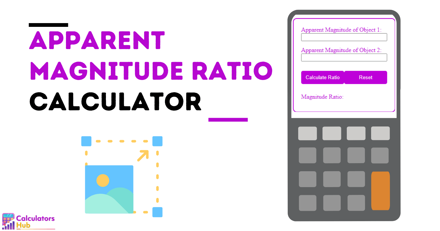 Apparent Magnitude Ratio Calculator