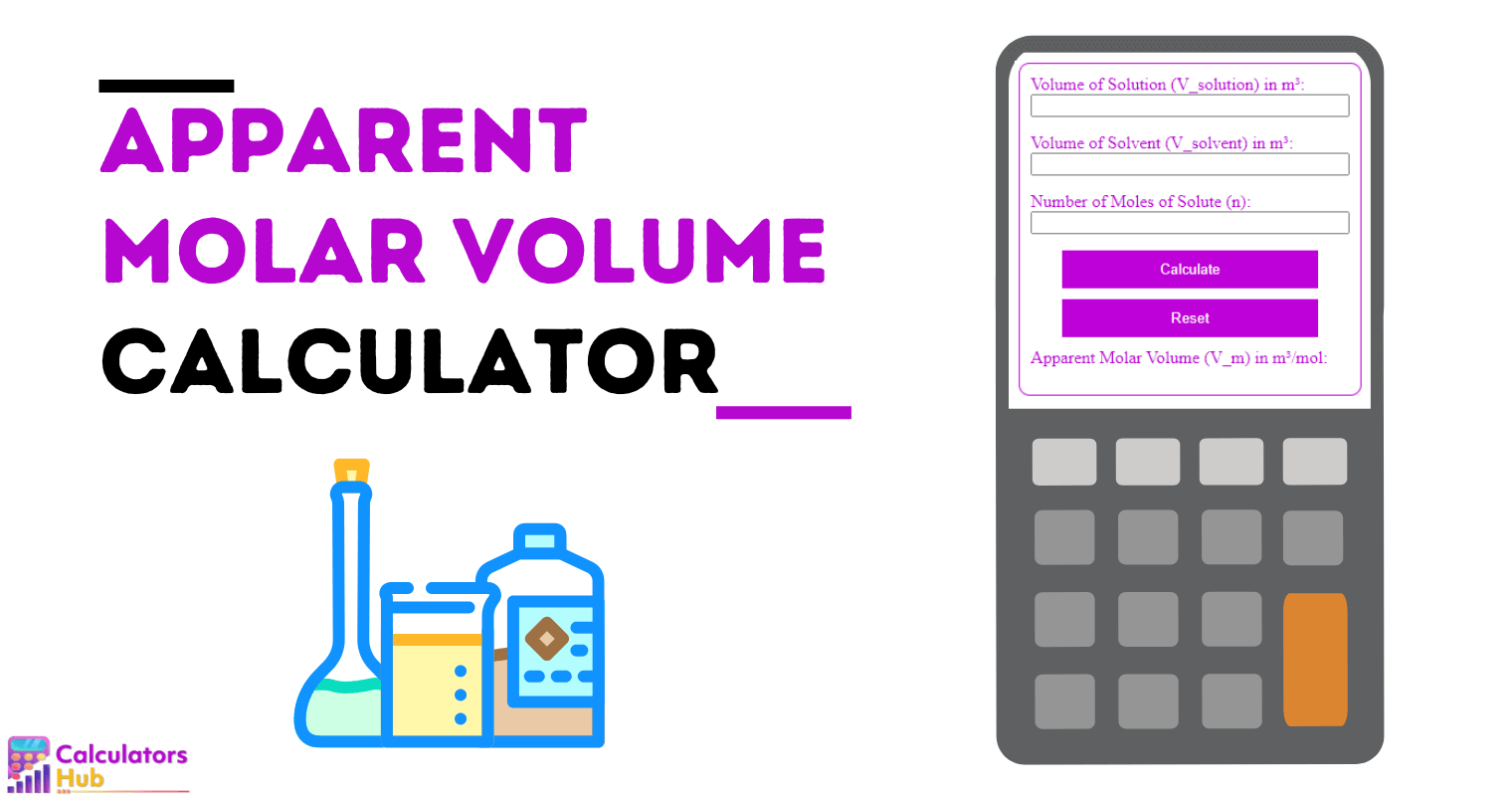 Apparent Molar Volume Calculator