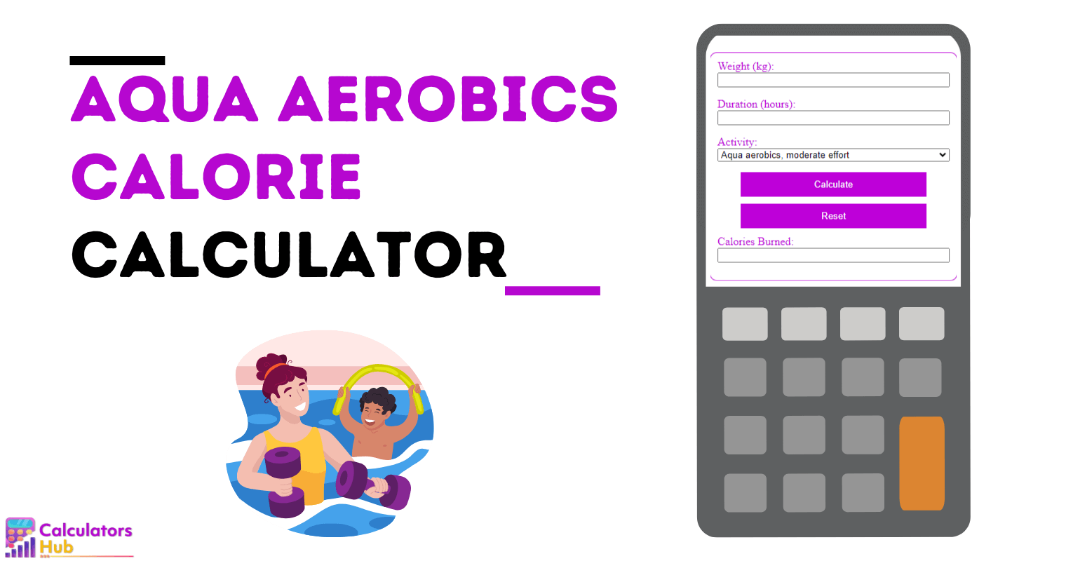 Aqua Aerobics Calorie Calculator