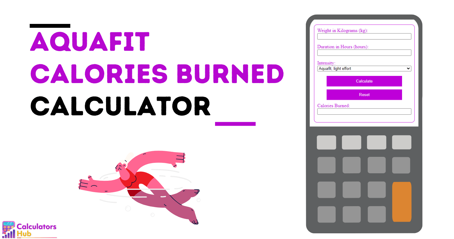 Aquafit Calories Burned Calculator