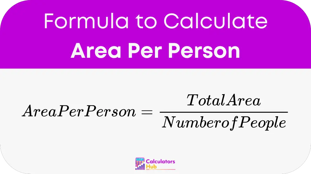 Area Per Person