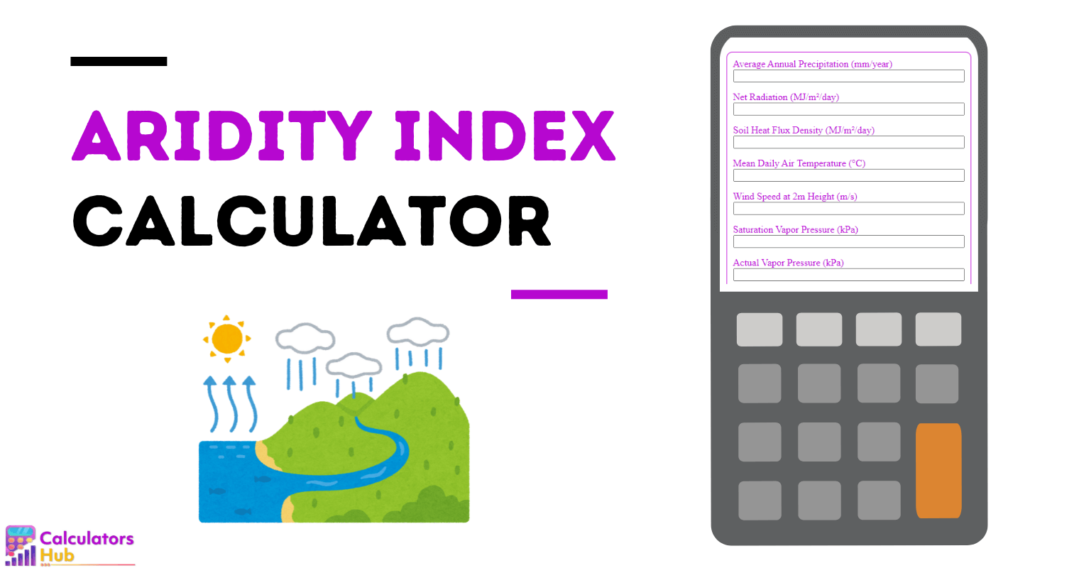 Aridity Index Calculator