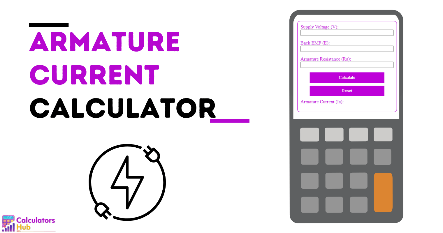 Armature Current Calculator