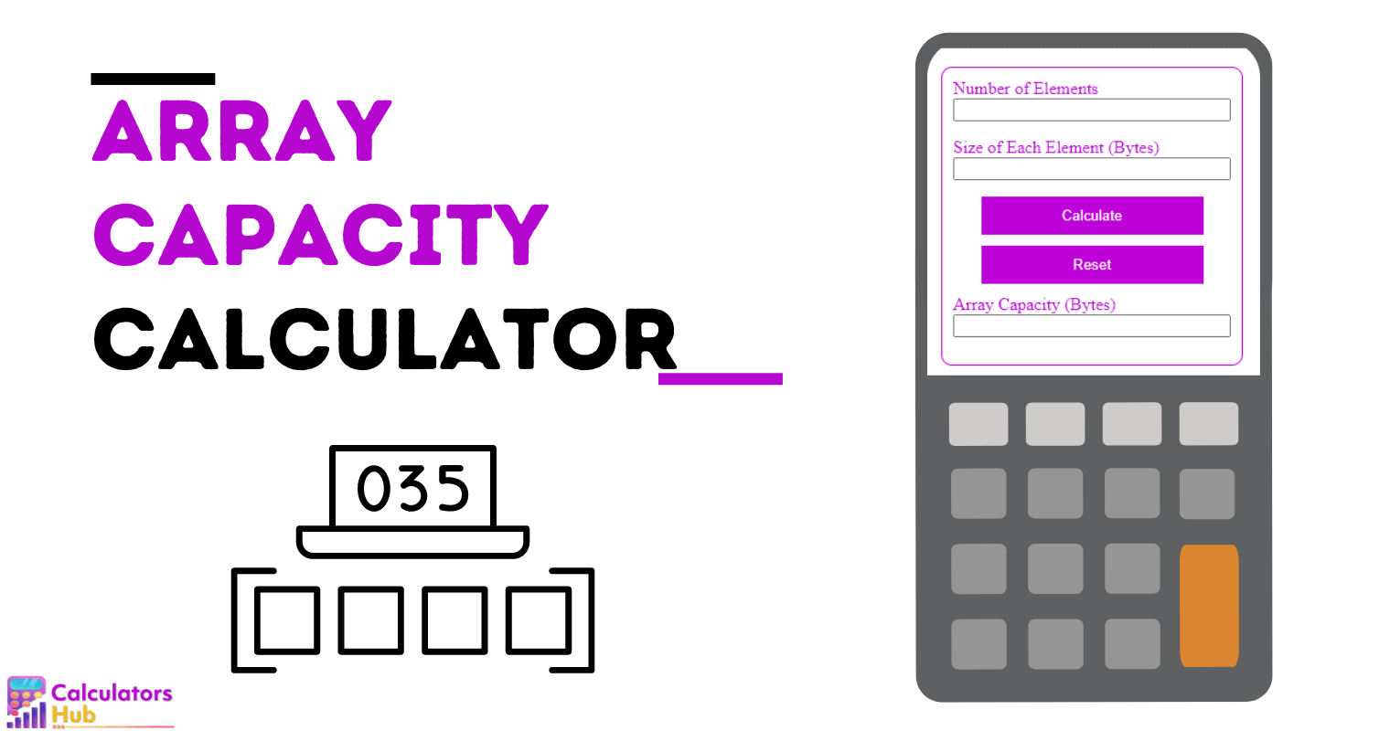 Array Capacity Calculator