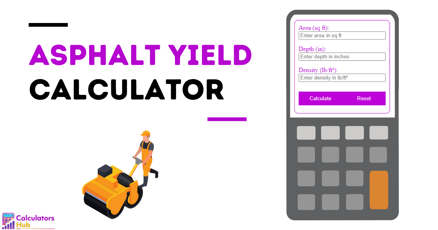 Asphalt Yield Calculator