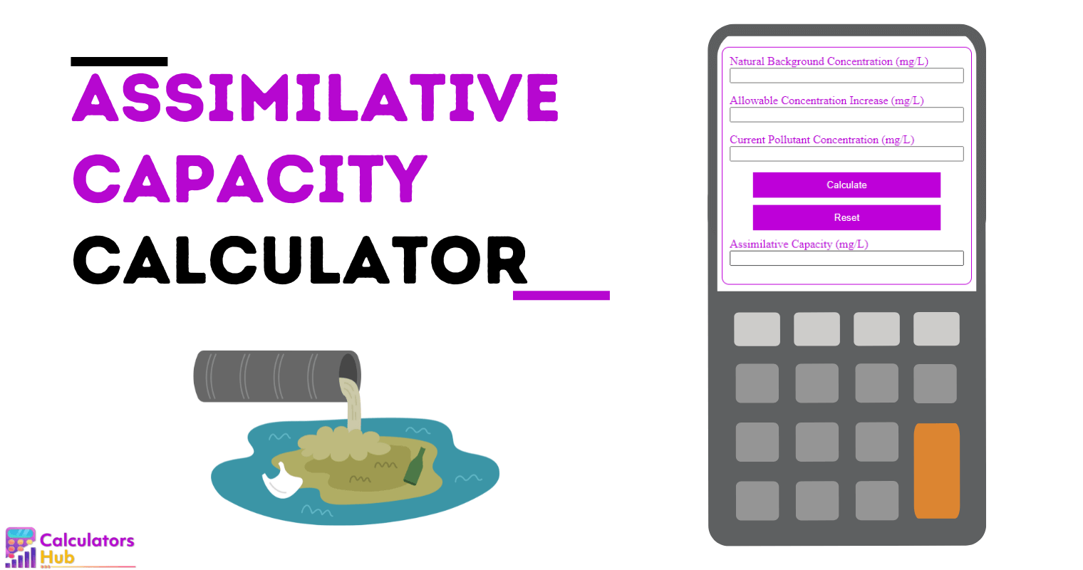 Assimilative Capacity Calculator