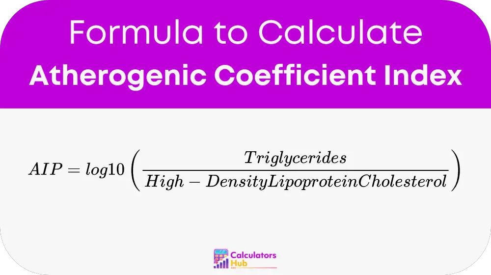 Atherogenic Coefficient Index