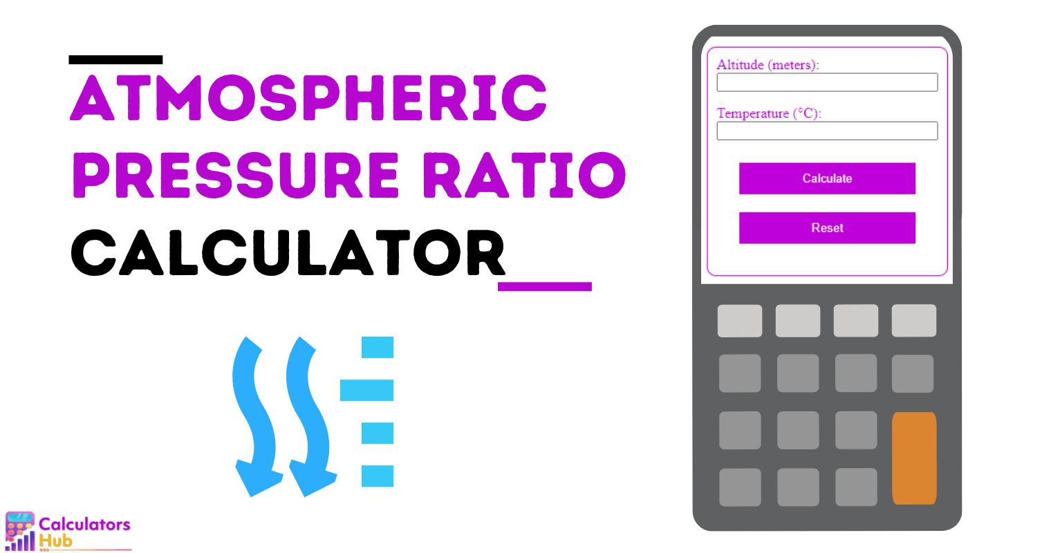 Atmospheric Pressure Ratio Calculator