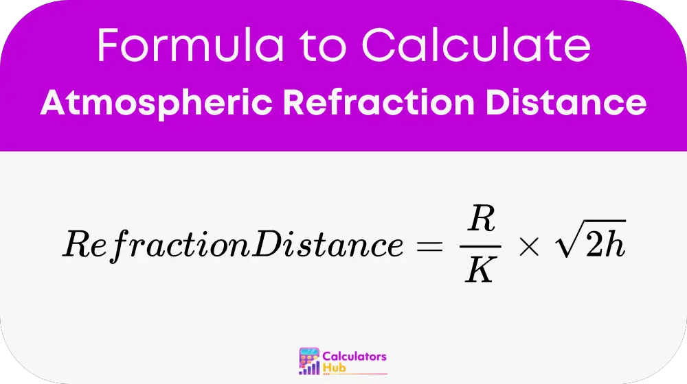  Atmospheric Refraction Distance