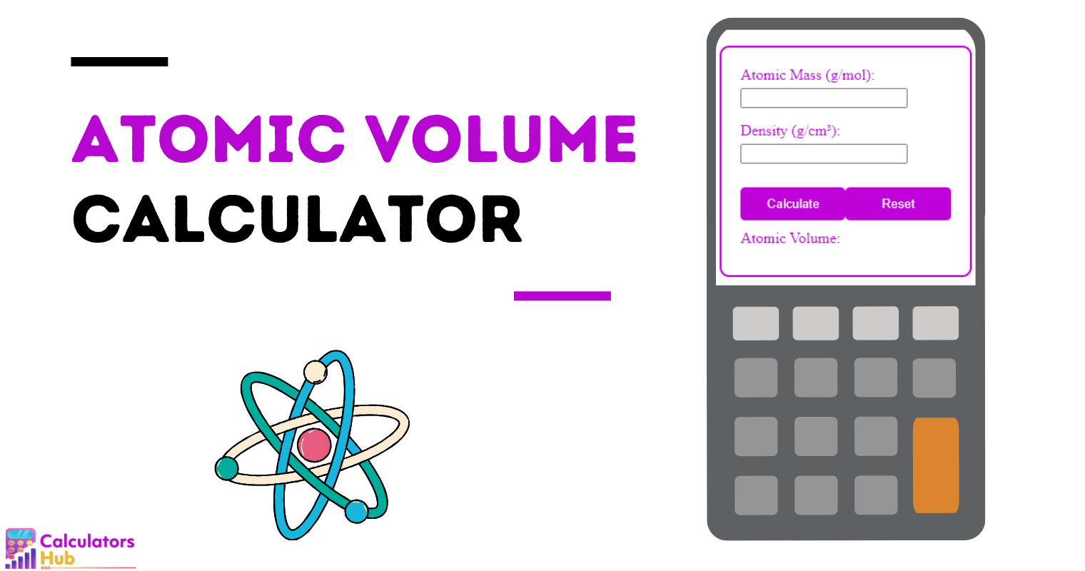 Atomic Volume Calculator