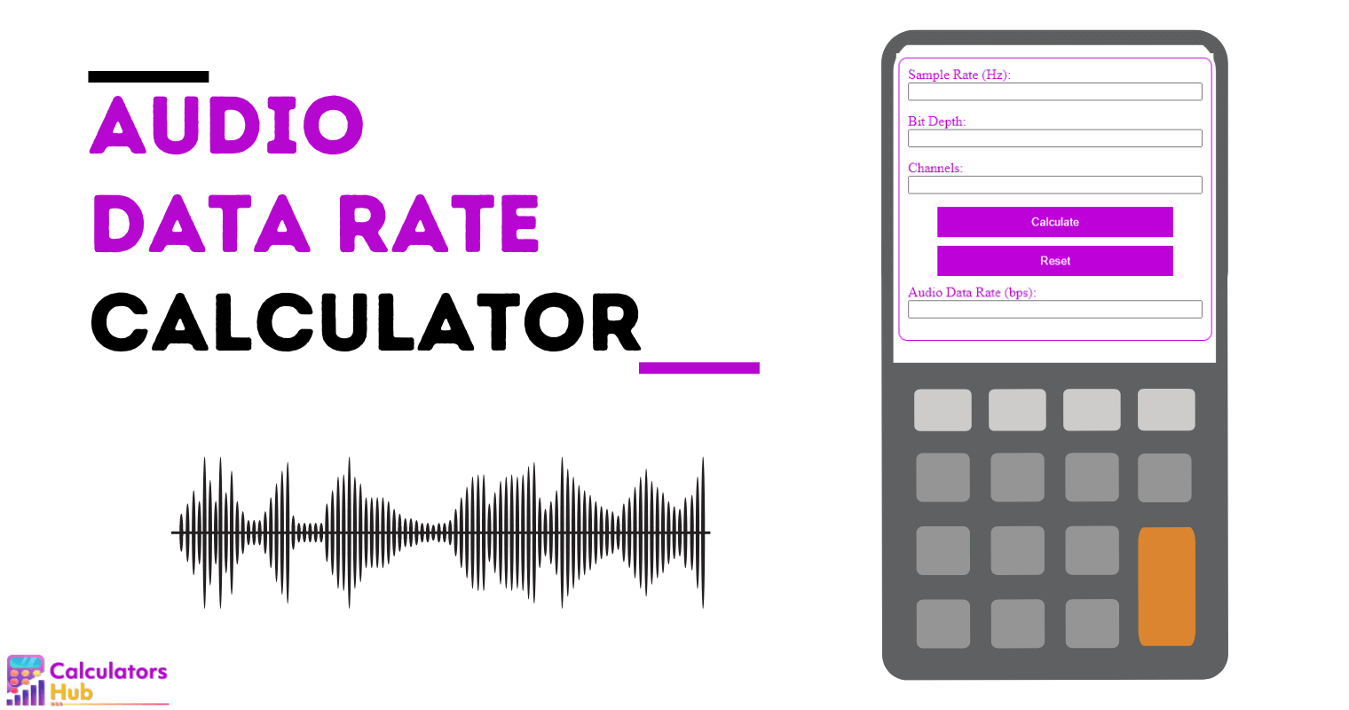 Audio Data Rate Calculator