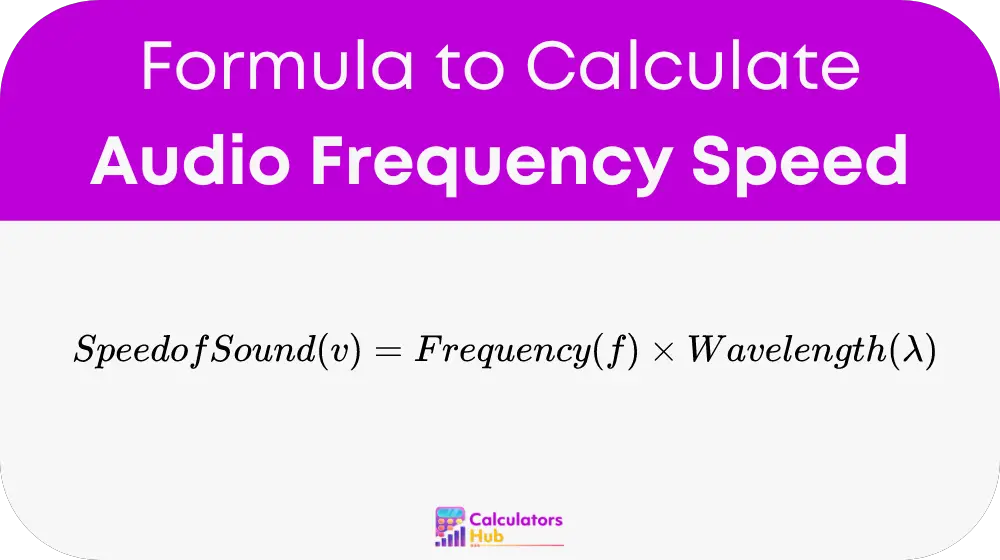 Audio Frequency Speed