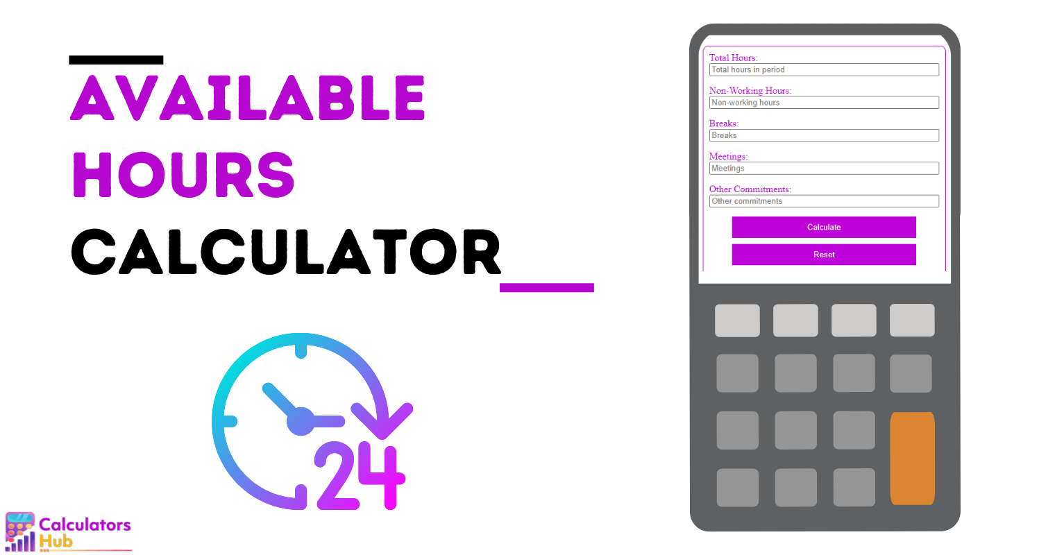 Available Hours Calculator