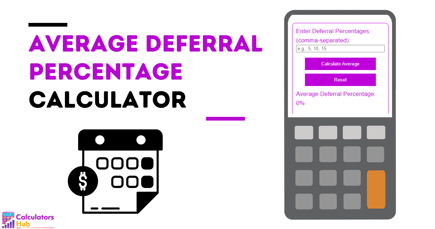 Average Deferral Percentage Calculator