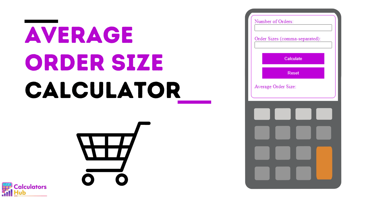 Average Order Size Calculator