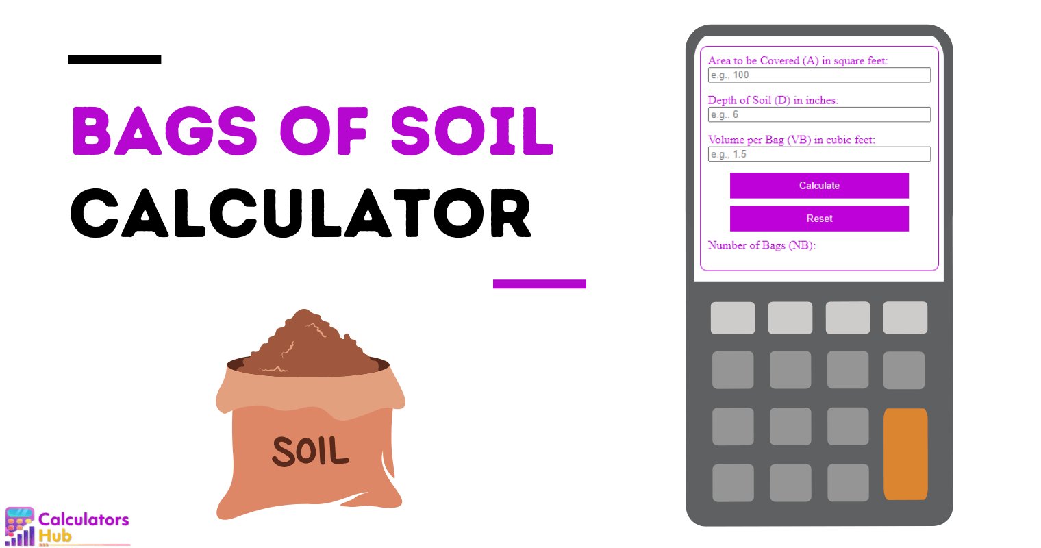 Bags Of Soil Calculator