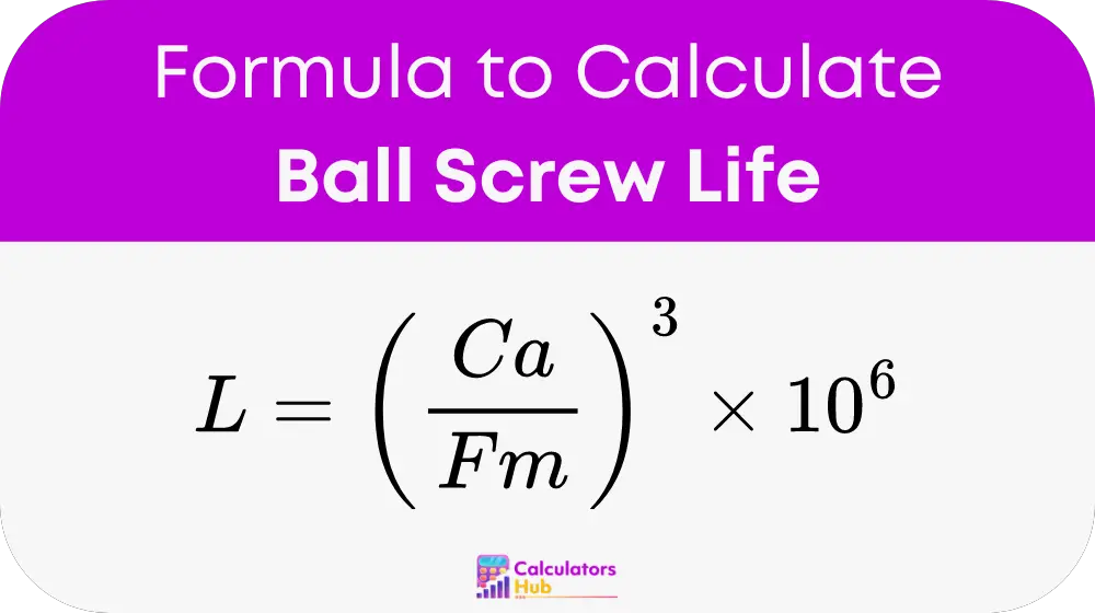 Ball Screw Life 