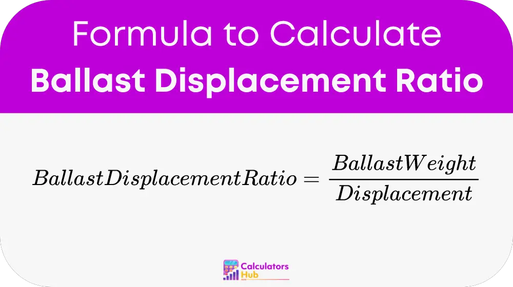 Ballast Displacement Ratio 