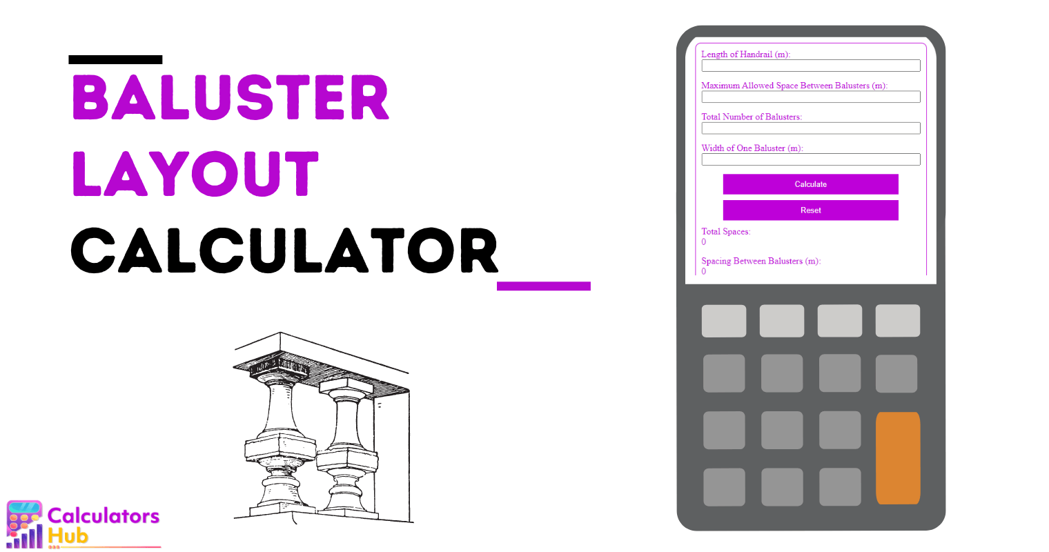 Baluster Layout Calculator