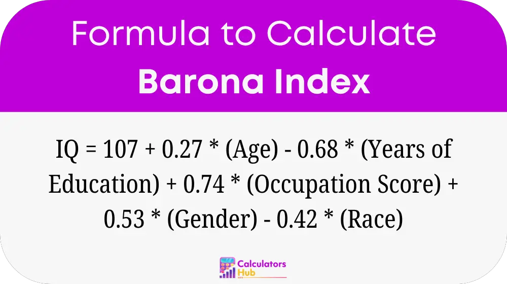 Barona Index