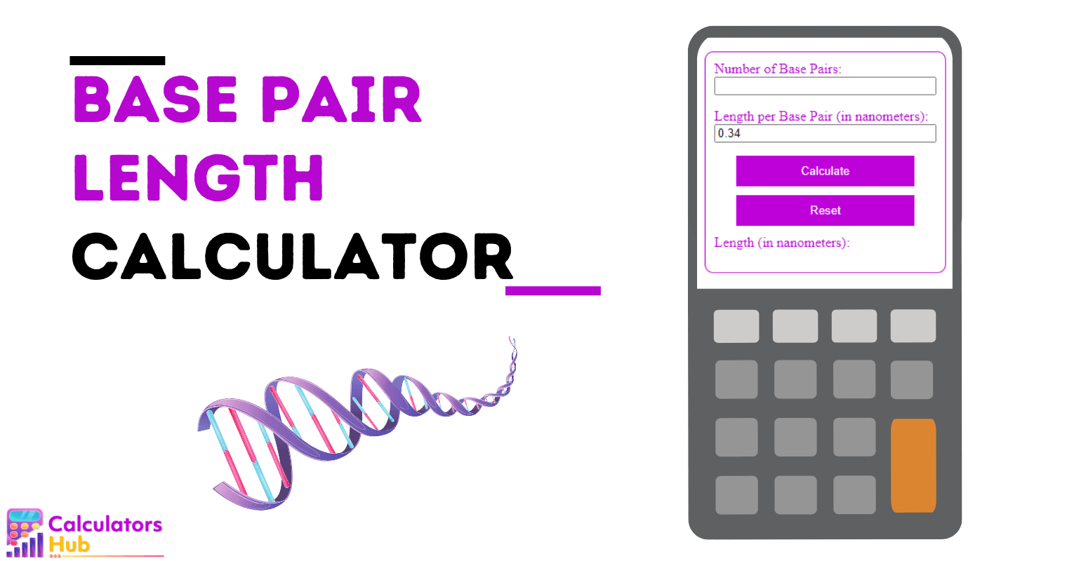 碱基对长度计算器