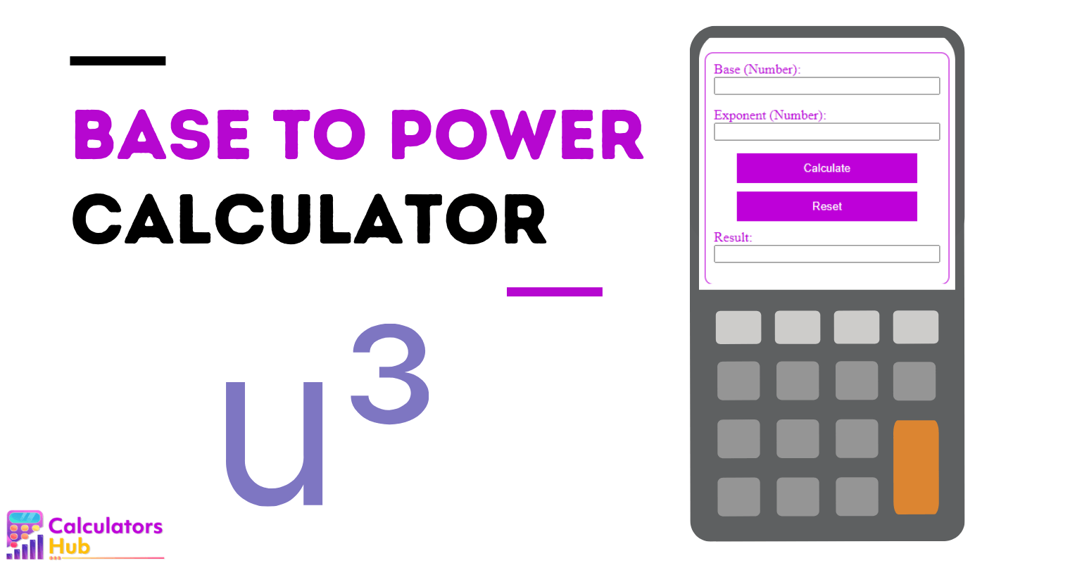 Base To Power Calculator