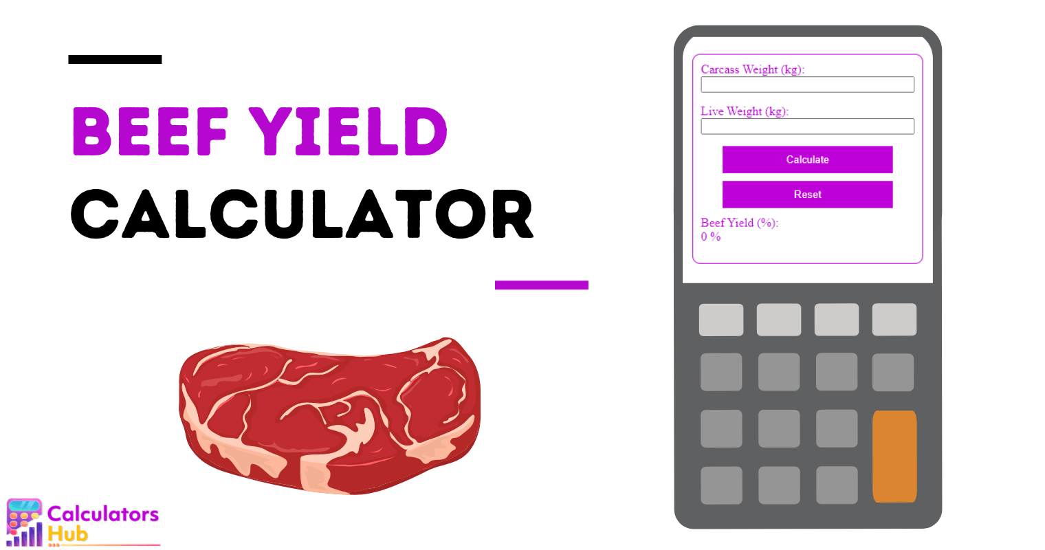 Beef Yield Calculator