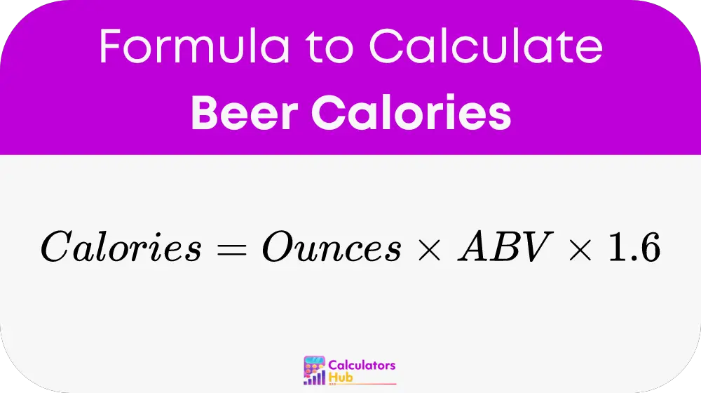 Calorias de cerveza