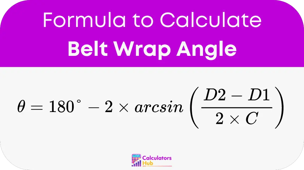 Belt Wrap Angle Calculator