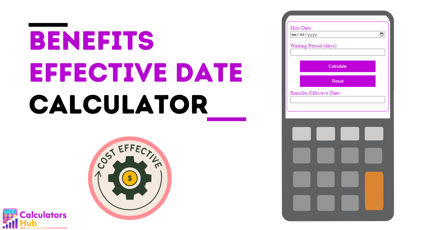 Benefits Effective Date Calculator