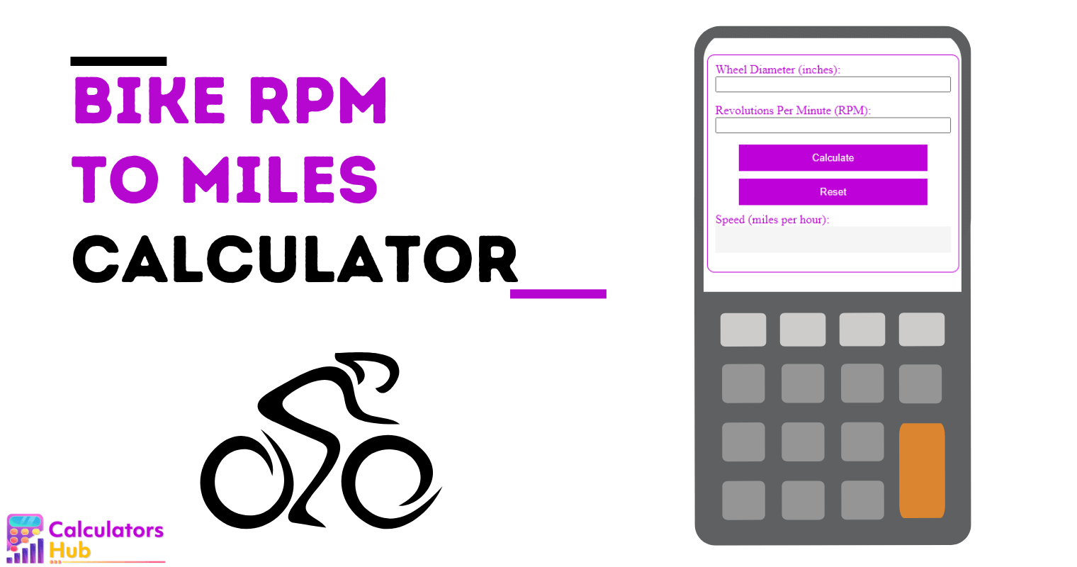 自転車の RPM からマイルへの計算機