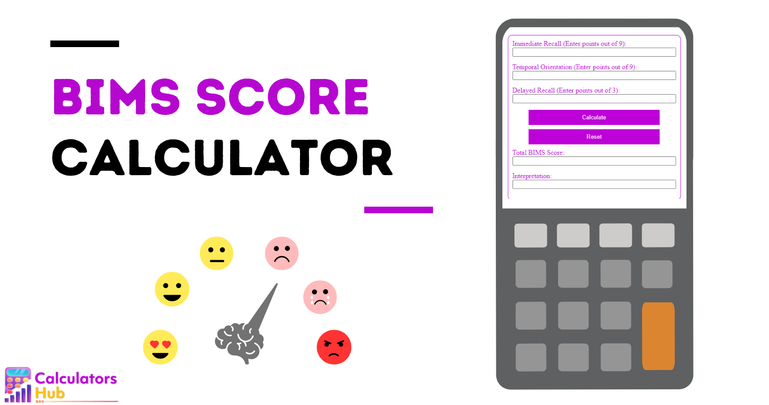 Bims Score Calculator