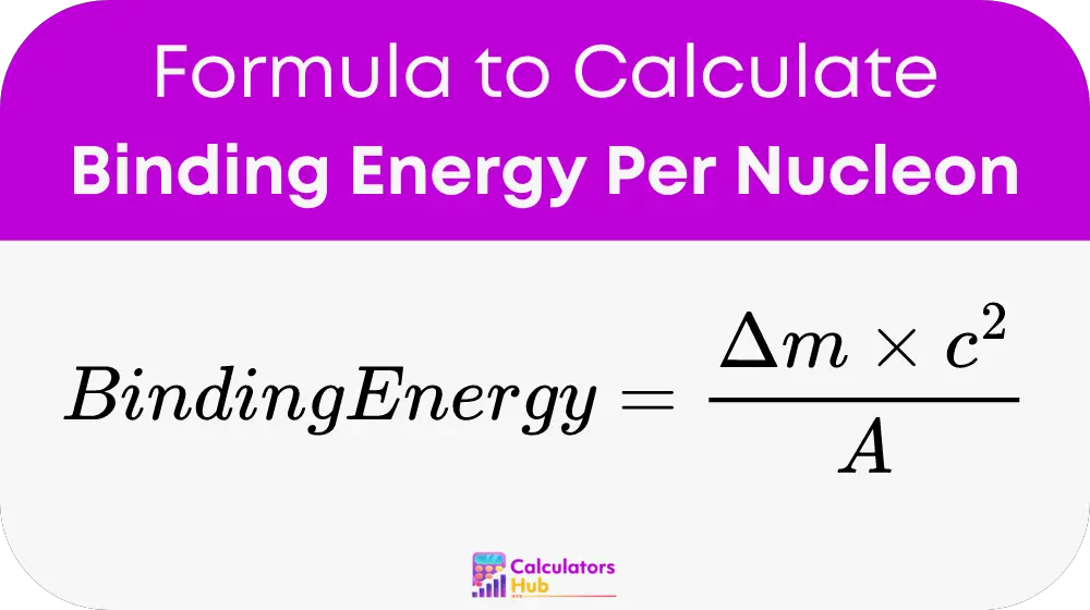 Binding Energy Per Nucleon