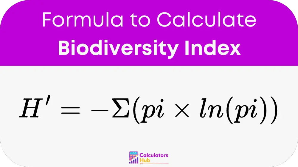 Biodiversity Index