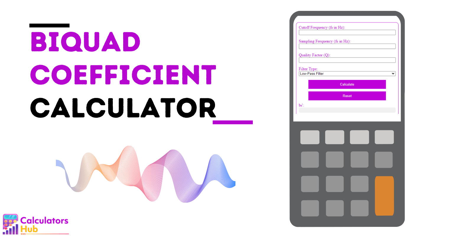 Biquad Coefficient Calculator