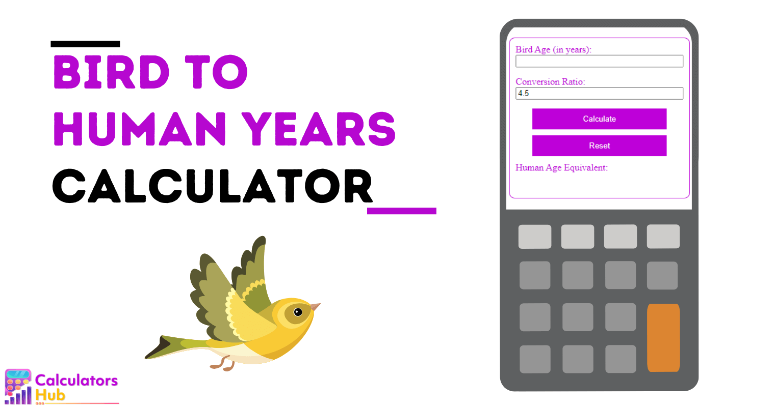 Bird To Human Years Calculator