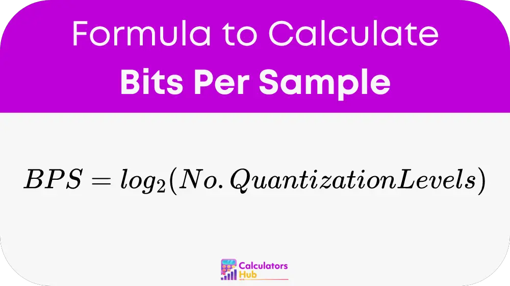 Bits Per Sample