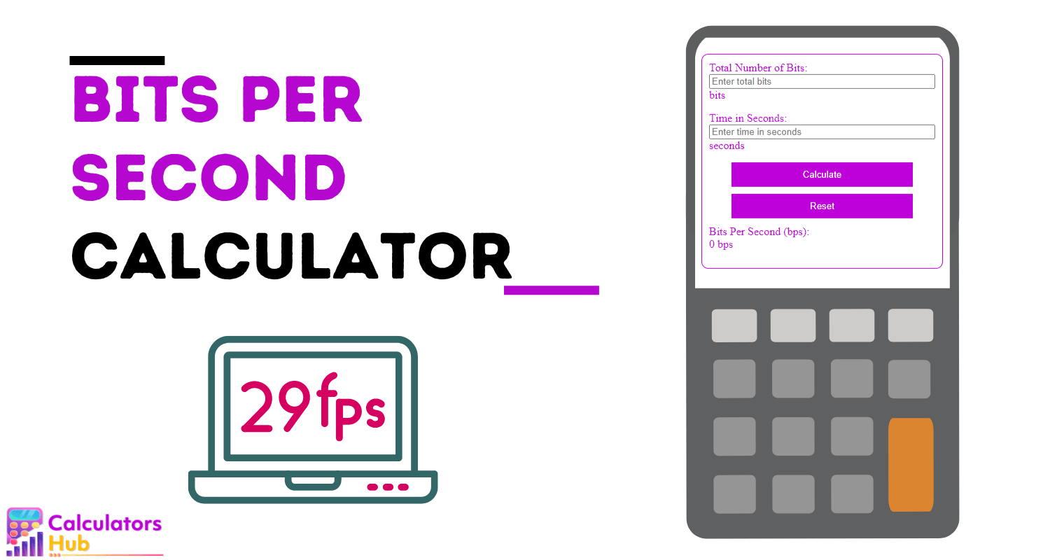 Bits Per Second Calculator