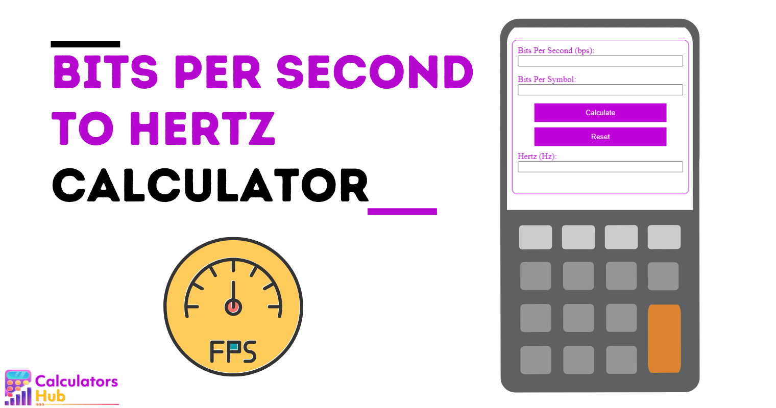 Bits Per Second To Hertz Calculator